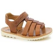 Sandales enfant Pom d'Api SANDALE WAFF NEW BOY MARRON