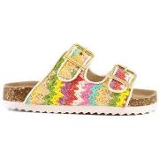 Claquettes enfant Colors of California SANDALE EN RAPHIA MULTICOLORE