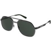 Lunettes de soleil Gucci GG0981S Lunettes de soleil, Argent/Vert, 60 m...