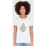 T-shirt Volcom Camiseta Chica Radical Daze - White
