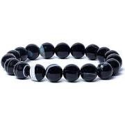 Bracelets Phoenix Import Bracelet élastique oeil de shiva agate qualit...