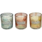 Bougies, diffuseurs Kontiki Coffret cadeau 3 bougies Votives Heart and...