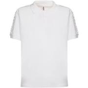 T-shirt Moschino polo blanc homme