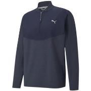 Veste Puma - Haut demi-zip - marine