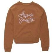 Sweat-shirt Amuse Society - Sweat col rond - marron