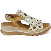 Sandales Paula Urban SANDALIAS CUÑA 24-654 PLATINO