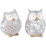 Statuettes et figurines Signes Grimalt Hibou Set 2 Unités