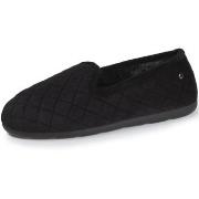 Chaussons Isotoner Chaussons charentaises Femme Noir