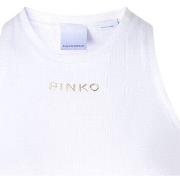 T-shirt Pinko Top côtelé blanc