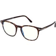 Lunettes de soleil Tom Ford FT5832-B Cadres Optiques, Havana, 48 mm