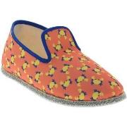 Chaussons Chausse Mouton - Charentaises KRABBI - Orange - Taille