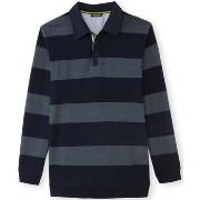Pull Daxon by - Polo pur coton manches longues