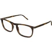 Lunettes de soleil Saint Laurent SL 670 Cadres Optiques, Havana/Transp...