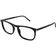 Lunettes de soleil Saint Laurent SL 670 Cadres Optiques, Noir/Transpar...