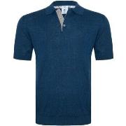 T-shirt R2 Amsterdam Knitted Polo Marine