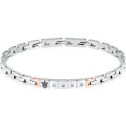 Bijoux Maserati Bracelet en acier et diamant