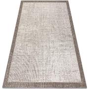 Tapis Rugsx TAPIS EN CORDE SIZAL FLOORLUX 20401 Cadre 240x330 cm