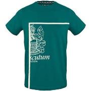 T-shirt Aquascutum tsia127 32 green