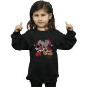 Sweat-shirt enfant Disney Mickey And Minnie Christmas Kiss