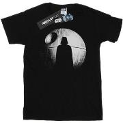 T-shirt enfant Disney Rogue One Death Star Vader Silhouette