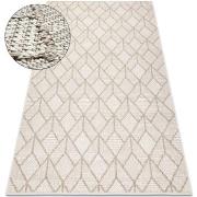 Tapis Rugsx Tapis JERSEY 19231 beige - géométrique structure 140x190 c...