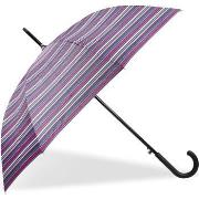 Parapluies Isotoner Parapluie Canne Auto Rayure Canard