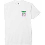 T-shirt Obey chain link fence icon
