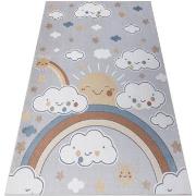 Tapis Rugsx Tapis BONO 8437 Des nuages, ciel, gris 160x220 cm