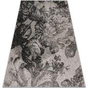 Tapis Rugsx TAPIS EN CORDE SIZAL FLOORLUX 20491 FLEURS 240x330 cm