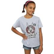 T-shirt enfant Dessins Animés Bugs Bunny Circle Logo