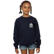 Sweat-shirt enfant Dessins Animés Taz Stripes Faux Pocket