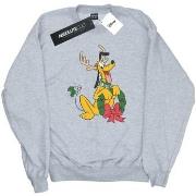 Sweat-shirt Disney Pluto Christmas Reindeer
