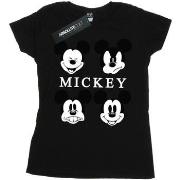 T-shirt Disney Mickey Mouse Four Heads