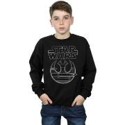 Sweat-shirt enfant Disney The Last Jedi Resistance Logo Metallic