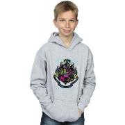 Sweat-shirt enfant Harry Potter Neon Hogwarts Crest