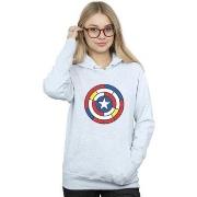 Sweat-shirt Marvel Captain America Stained Glass Shield