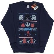 Sweat-shirt enfant Disney Dark Side Fair Isle Christmas