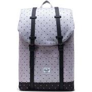 Sac a dos Herschel Retreat Mid-Volume Polka Dot Crosshatch Grey/Black