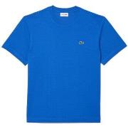 T-shirt Lacoste T-SHIRT CLASSIC FIT EN JERSEY DE COTON BLEU