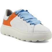 Chaussures Geox Spherica Sneaker Donna White Orange D45TCE085TUC0422