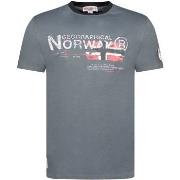 T-shirt Geographical Norway SY1450HGN-Dark Grey