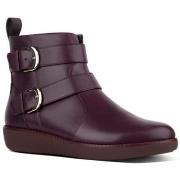 Bottines FitFlop LAILA DOUBLE BUCKLE BERRY
