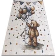 Tapis Rugsx Tapis BONO 9614 Ours, des ballons crème 200x290 cm