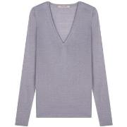 Pull Bruce Field Pull maille Virginie en bambou cachemire col V