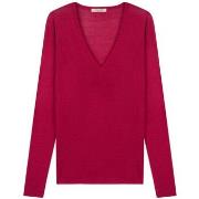 Pull Bruce Field Pull maille Virginie en bambou cachemire col V