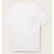 T-shirt Tom Tailor - Tee-shirt - blanc