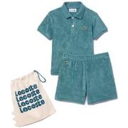 Ensembles enfant Lacoste COFFRET CADEAU BÉBÉ POLO ET SHORT ASSORTI EN ...