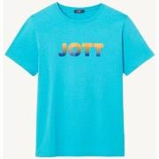 T-shirt JOTT - Tee Shirt Pietro logo homme - ciel