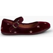 Ballerines enfant Pisamonas Babies ouvertes en velours pour filles ave...