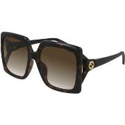 Lunettes de soleil Gucci GG0876SA Lunettes de soleil, Havana/Marron, 5...